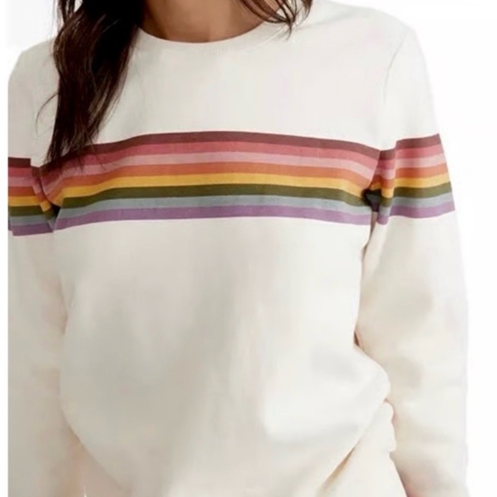 Marine Layer Anytime Rainbow sweatshirt